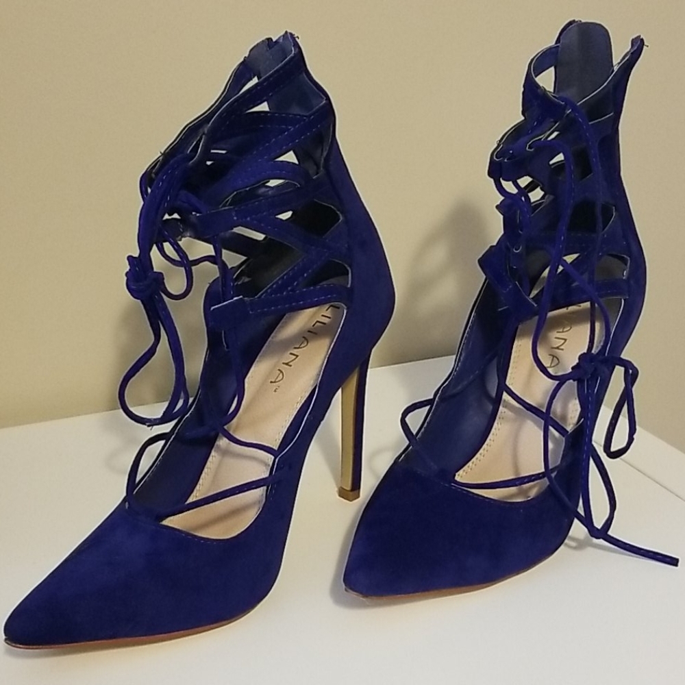 Blue heels